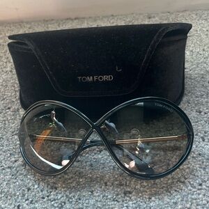 Tom Ford Liora Black Sunglasses